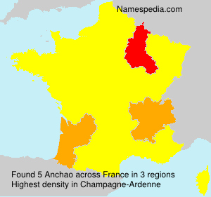 Surname Anchao in France Surname Anchao in France