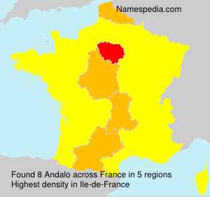 Surname Andalo in France Surname Andalo in France
