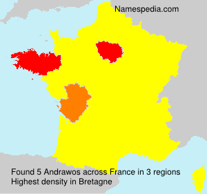 Surname Andrawos in France Surname Andrawos in France