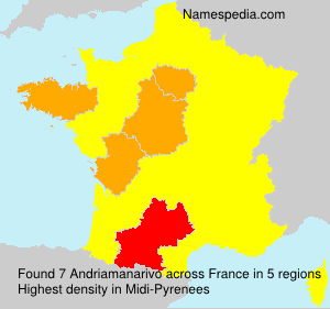 Surname Andriamanarivo in France Surname Andriamanarivo in France