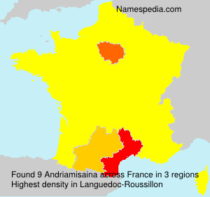 Surname Andriamisaina in France Surname Andriamisaina in France