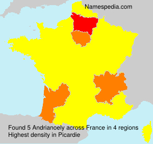 Surname Andrianoely in France Surname Andrianoely in France