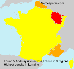Surname Andrusyszyn in France Surname Andrusyszyn in France