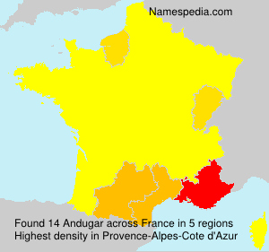 Surname Andugar in France Surname Andugar in France
