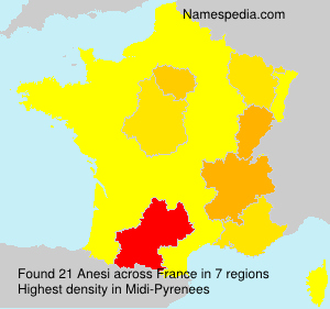 Surname Anesi in France Surname Anesi in France