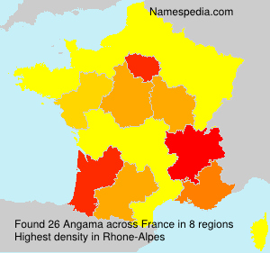 Surname Angama in France Surname Angama in France