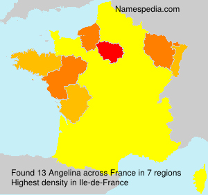 Surname Angelina in France Surname Angelina in France