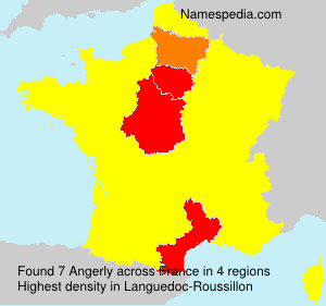 Surname Angerly in France Surname Angerly in France