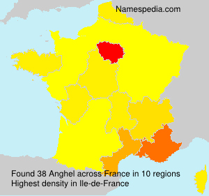 Surname Anghel in France Surname Anghel in France