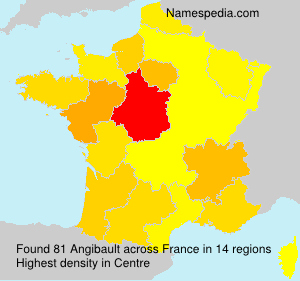 Surname Angibault in France
