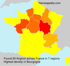 Surname Anginot in France Surname Anginot in France
