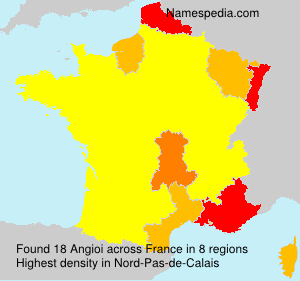 Surname Angioi in France Surname Angioi in France