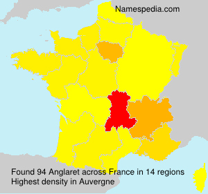 Surname Anglaret in France Surname Anglaret in France