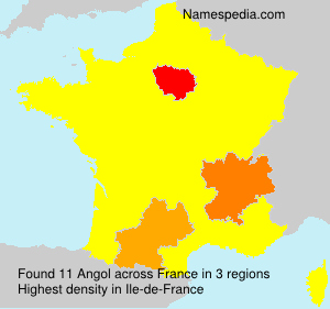 Surname Angol in France Surname Angol in France