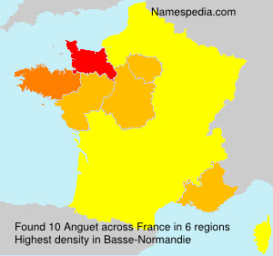 Surname Anguet in France Surname Anguet in France