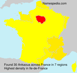 Surname Ankaoua in France Surname Ankaoua in France