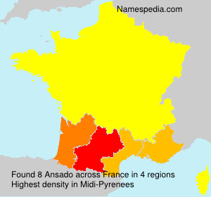 Surname Ansado in France Surname Ansado in France