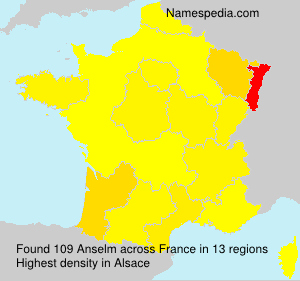 Surname Anselm in France Surname Anselm in France