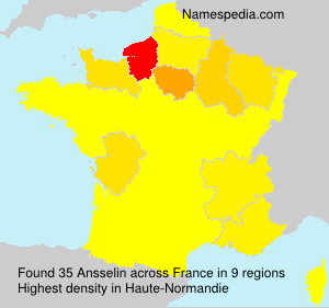 Surname Ansselin in France Surname Ansselin in France