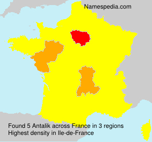Surname Antalik in France Surname Antalik in France
