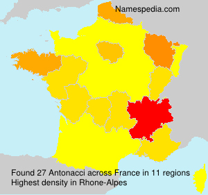 Surname Antonacci in France Surname Antonacci in France