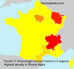 Surname Antonangeli in France Surname Antonangeli in France