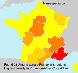 Surname Antuna in France Surname Antuna in France