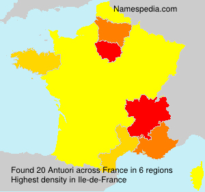 Surname Antuori in France Surname Antuori in France