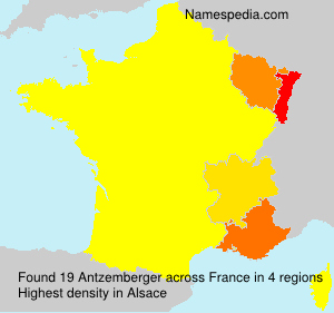 Surname Antzemberger in France Surname Antzemberger in France