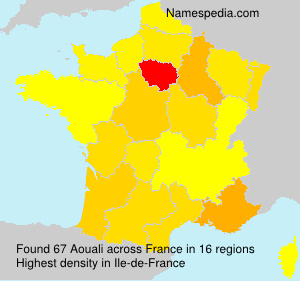 Surname Aouali in France Surname Aouali in France