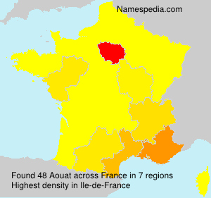 Surname Aouat in France Surname Aouat in France