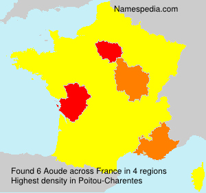 Surname Aoude in France Surname Aoude in France