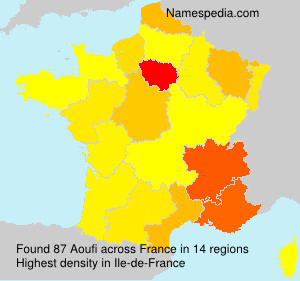 Surname Aoufi in France
