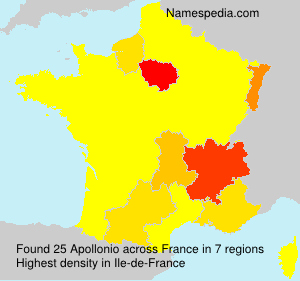Surname Apollonio in France Surname Apollonio in France