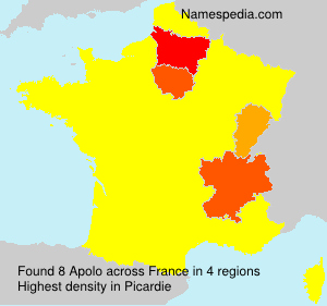Surname Apolo in France Surname Apolo in France