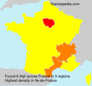 Surname Aqil in France