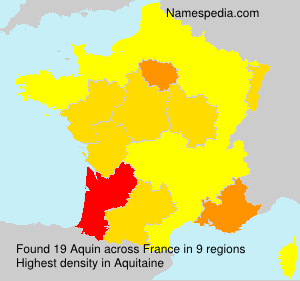 Surname Aquin in France Surname Aquin in France