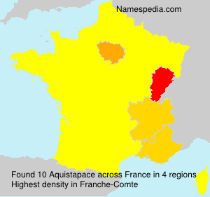 Surname Aquistapace in France Surname Aquistapace in France