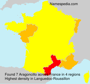 Surname Aragoncillo in France Surname Aragoncillo in France