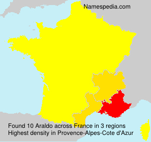 Surname Araldo in France Surname Araldo in France