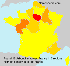 Surname Arbonville in France Surname Arbonville in France