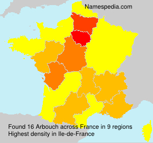 Surname Arbouch in France Surname Arbouch in France