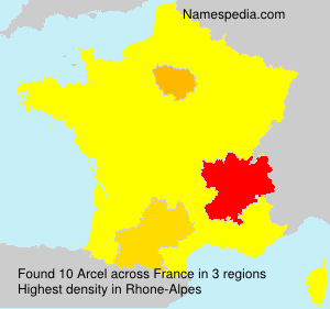 Surname Arcel in France Surname Arcel in France
