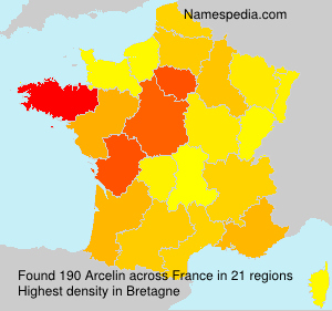 Surname Arcelin in France Surname Arcelin in France