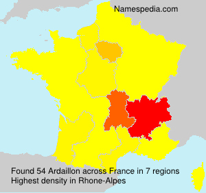 Surname Ardaillon in France Surname Ardaillon in France