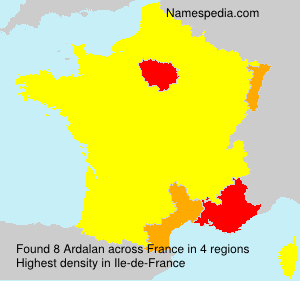 Surname Ardalan in France Surname Ardalan in France
