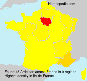 Surname Ardelean in France Surname Ardelean in France