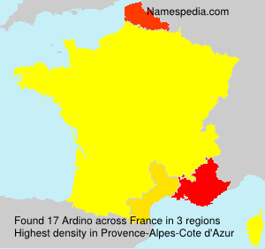 Surname Ardino in France Surname Ardino in France