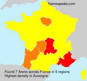 Surname Areno in France Surname Areno in France