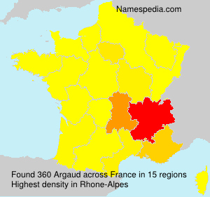 Surname Argaud in France Surname Argaud in France